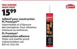 Home Hardware PL Premium construction adhesive offer