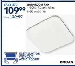 RONA BROAN BATHROOM FAN offer