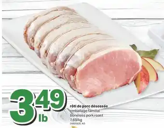 L'Intermarché rôti de porc désossée offer