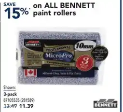 RONA ALL BENNETT paint rollers offer