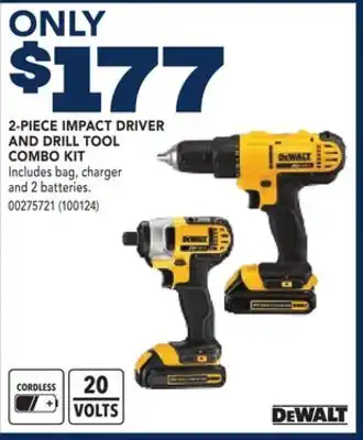 RONA 2-PIECE IMPACT DRIVER AND DRILL TOOL COMBO KIT offer