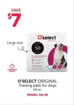 Mondou O'SELECT ORIGINAL Training pads for dogs offer