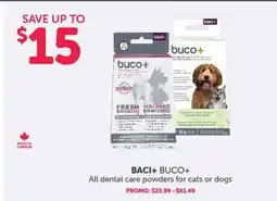 Mondou BACI+BUCO+ All dental care powders for cats or dogs offer