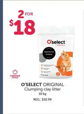 Mondou O'SELECT ORIGINAL Clumping clay litter offer