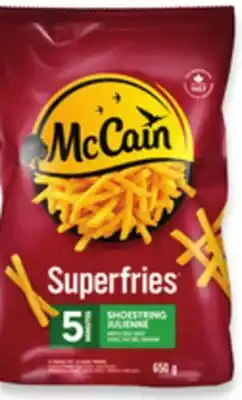 Walmart McCain SuperFries or Bistro Fries or Breakfast Homefries offer