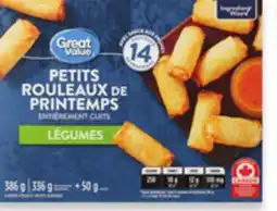 Walmart Great Value Frozen Appetizers offer