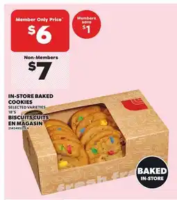 Independent Grocer IN-STORE BAKED COOKIES offer