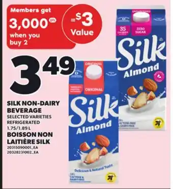 Independent Grocer SILK NON-DAIRY BEVERAGE offer