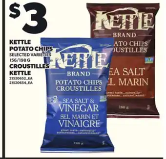 Independent Grocer KETTLE POTATO CHIPS offer