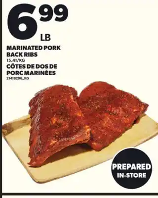 Independent Grocer MARINATED PORK BACK RIBS offer