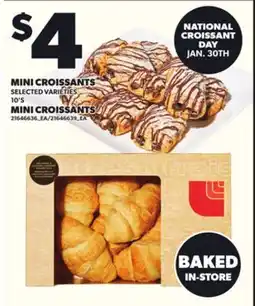 Independent Grocer MINI CROISSANTS, 10'S offer