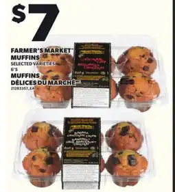 Independent Grocer FARMER'S MARKET MUFFINS | MUFFINS DÉLICES DU MARCHÉ offer