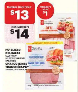 Independent Grocer PC SLICED DELI MEAT, 375/400 G offer