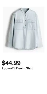 H&M Loose-Fit Denim Shirt offer