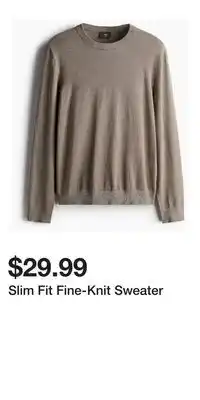 H&M Slim Fit Fine-Knit Sweater offer