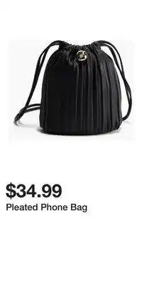 H&M Pleated Phone Bag offer