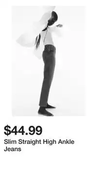 H&M Slim Straight High Ankle Jeans offer