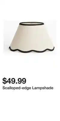 H&M Scalloped-edge Lampshade offer