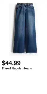 H&M Flared Regular Jeans offer