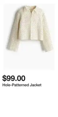 H&M Hole-Patterned Jacket offer