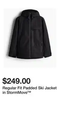 H&M Regular Fit Padded Ski Jacket in StormMove offer