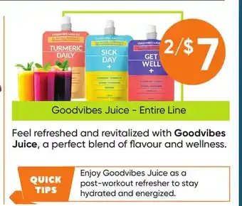 Healthy Planet Goodvibes Juice - Entire Line offer