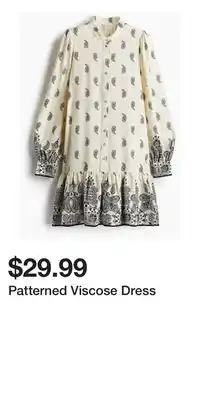 H&M Patterned Viscose Dress offer