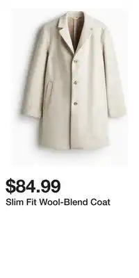 H&M Slim Fit Wool-Blend Coat offer