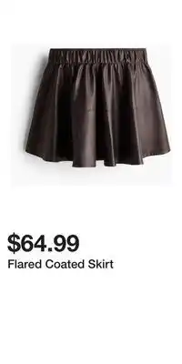 H&M Flared Coated Skirt offer