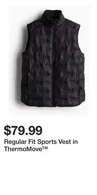 H&M Regular Fit Sports Vest in ThermoMove offer