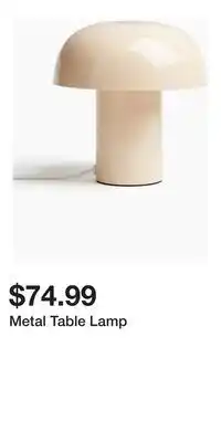 H&M Metal Table Lamp offer