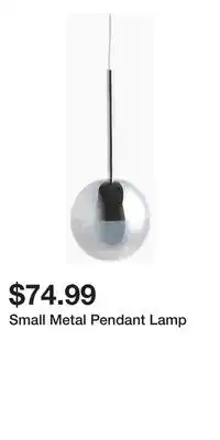 H&M Small Metal Pendant Lamp offer