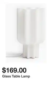 H&M Glass Table Lamp offer