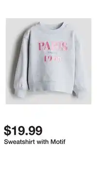 H&M Sweatshirt with Motif offer