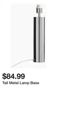 H&M Tall Metal Lamp Base offer