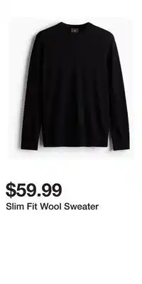 H&M Slim Fit Wool Sweater offer