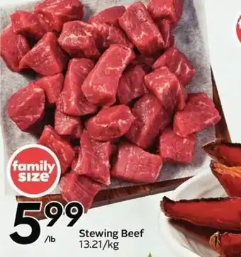 Sobeys Stewing beef offer