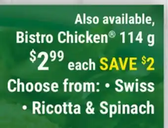 M & M Food Market Bistro Chicken offer