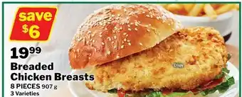 M & M Food Market Breaded Chicken Breasts offer