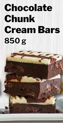 M & M Food Market Chocolate Chunk Cream Bars offer