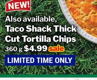 M & M Food Market Taco Shack Thick Cut Tortilla Chips offer