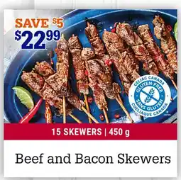 M & M Food Market Beef and Bacon Skewers offer