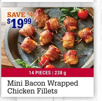 M & M Food Market Mini Bacon Wrapped Chicken Fillets offer