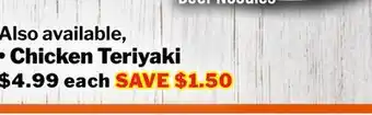 M & M Food Market Chicken Teriyaki offer