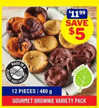 M & M Food Market GOURMET BROWNIE VARIETY PACK offer