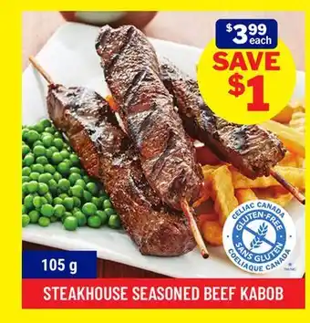 M & M Food Market STEAKHOUSE SEASONED BEEF KABOB offer