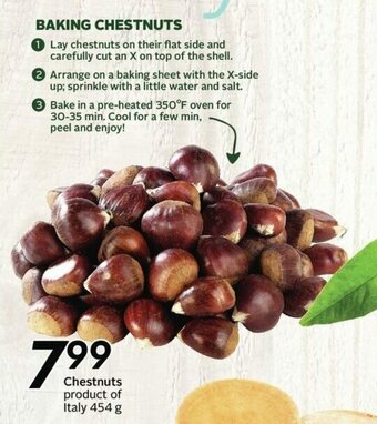 Sobeys Chestnuts offer