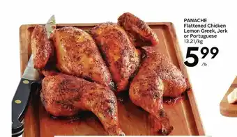 Sobeys Panache flattened chicken lemon greek offer