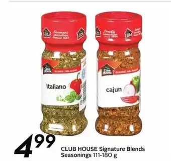 Sobeys CLUB HOUSE signature blends seasonings offer