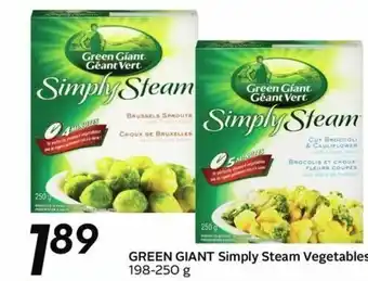 Sobeys Green giant simply steam vegetable offer